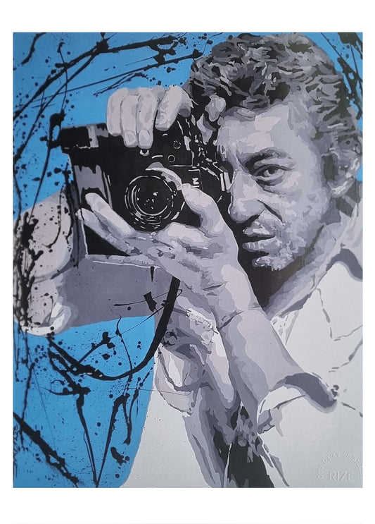 Affiche Serge Gainsbourg  40x30 cm
